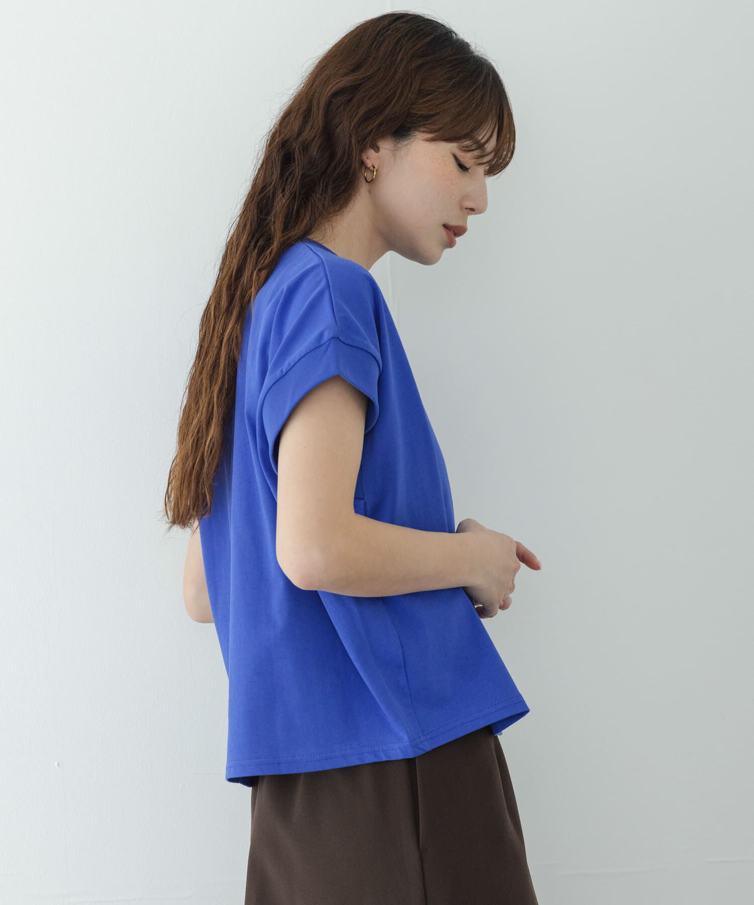 Sonny Label 「UVカットクールタッチフレンチTシャツ」|Tシャツ・カットソー|