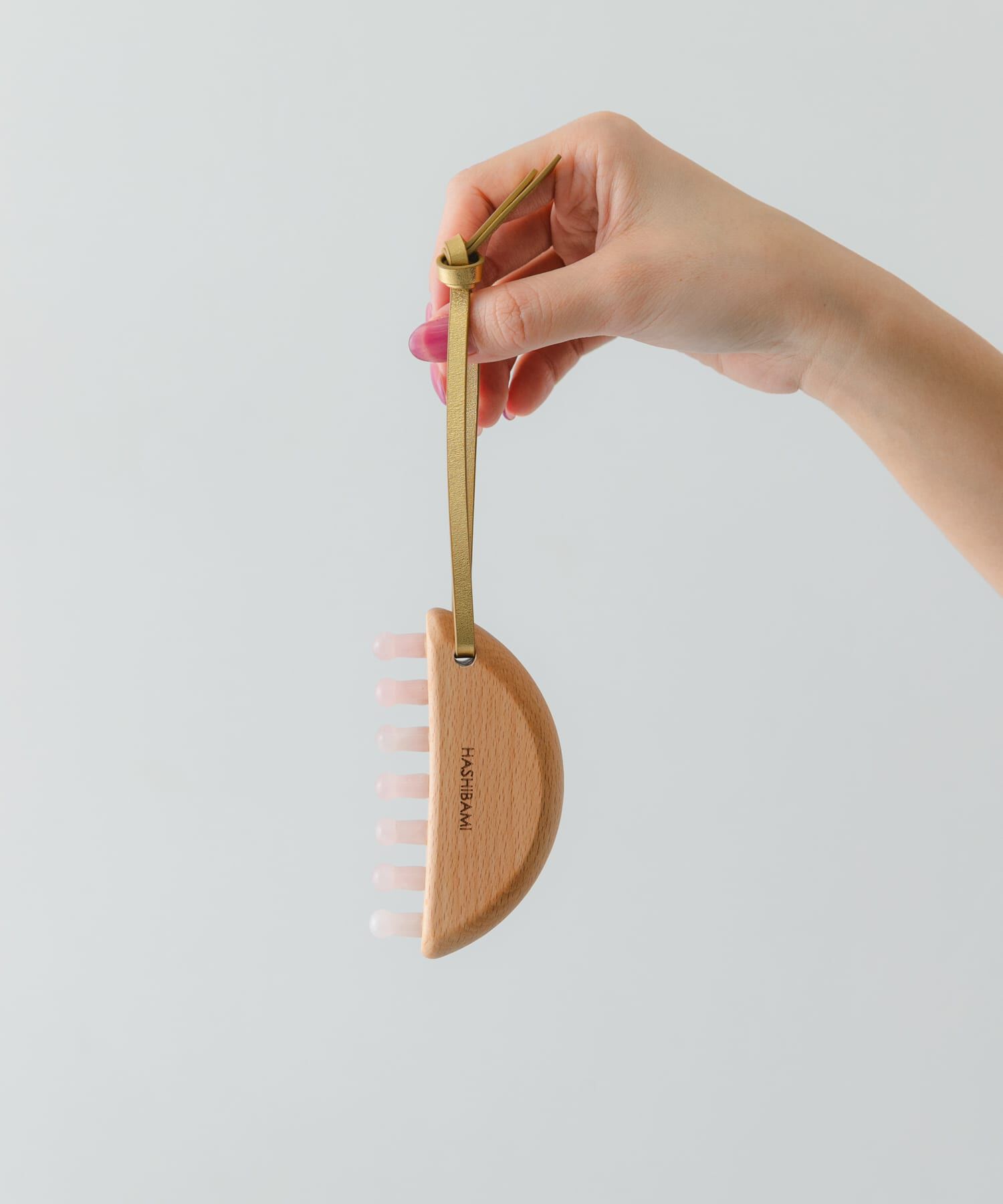 RODE SKO「hashibami　ハーフムーンカッサチャーム」|チャーム・キーホルダー|ライトピンク