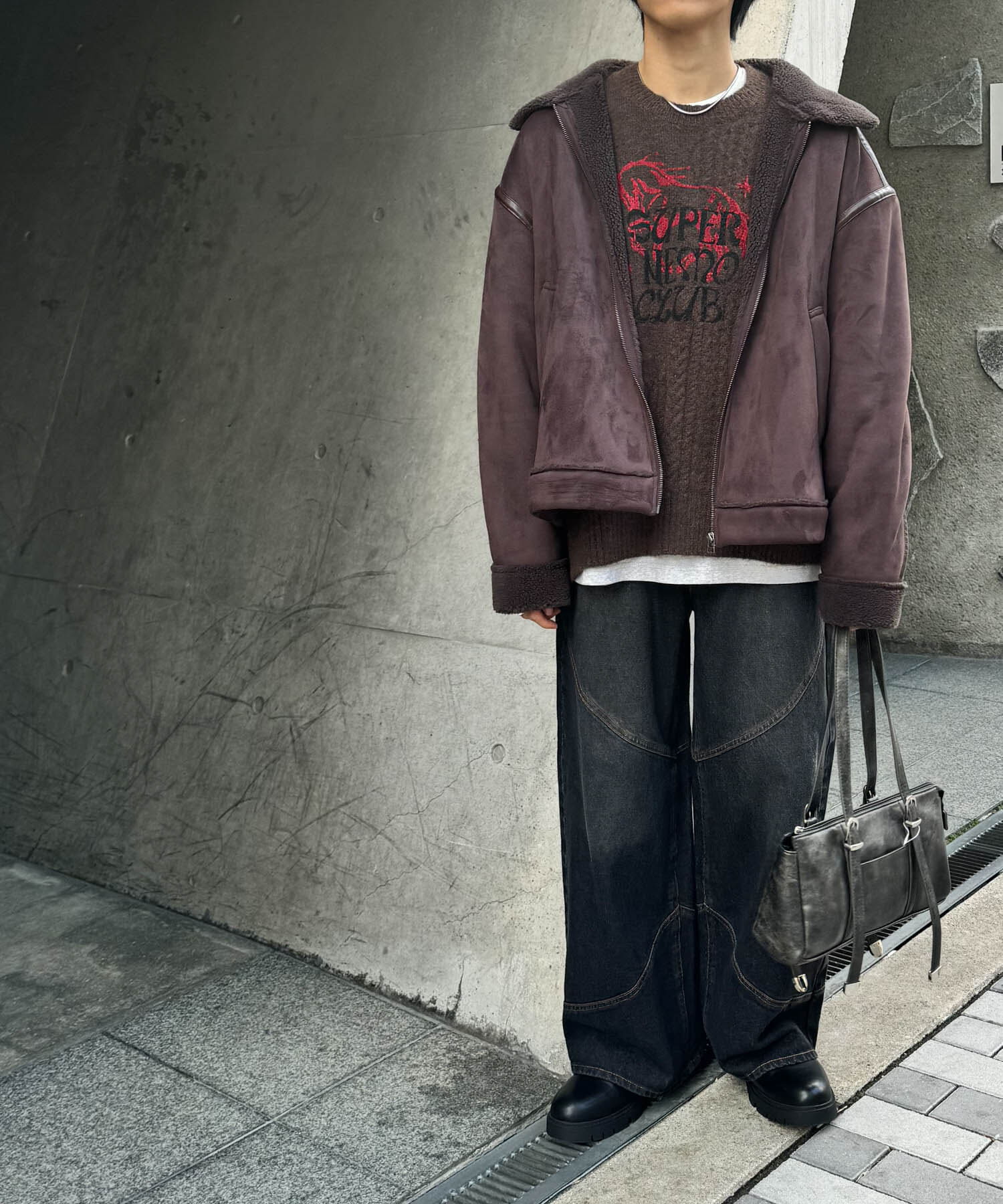 SENSE OF PLACE by URBAN RESEARCH「『別注』SHUHEI KOKI&times;SENSE OF PLACE　プリントニット」|ニット・セーター|