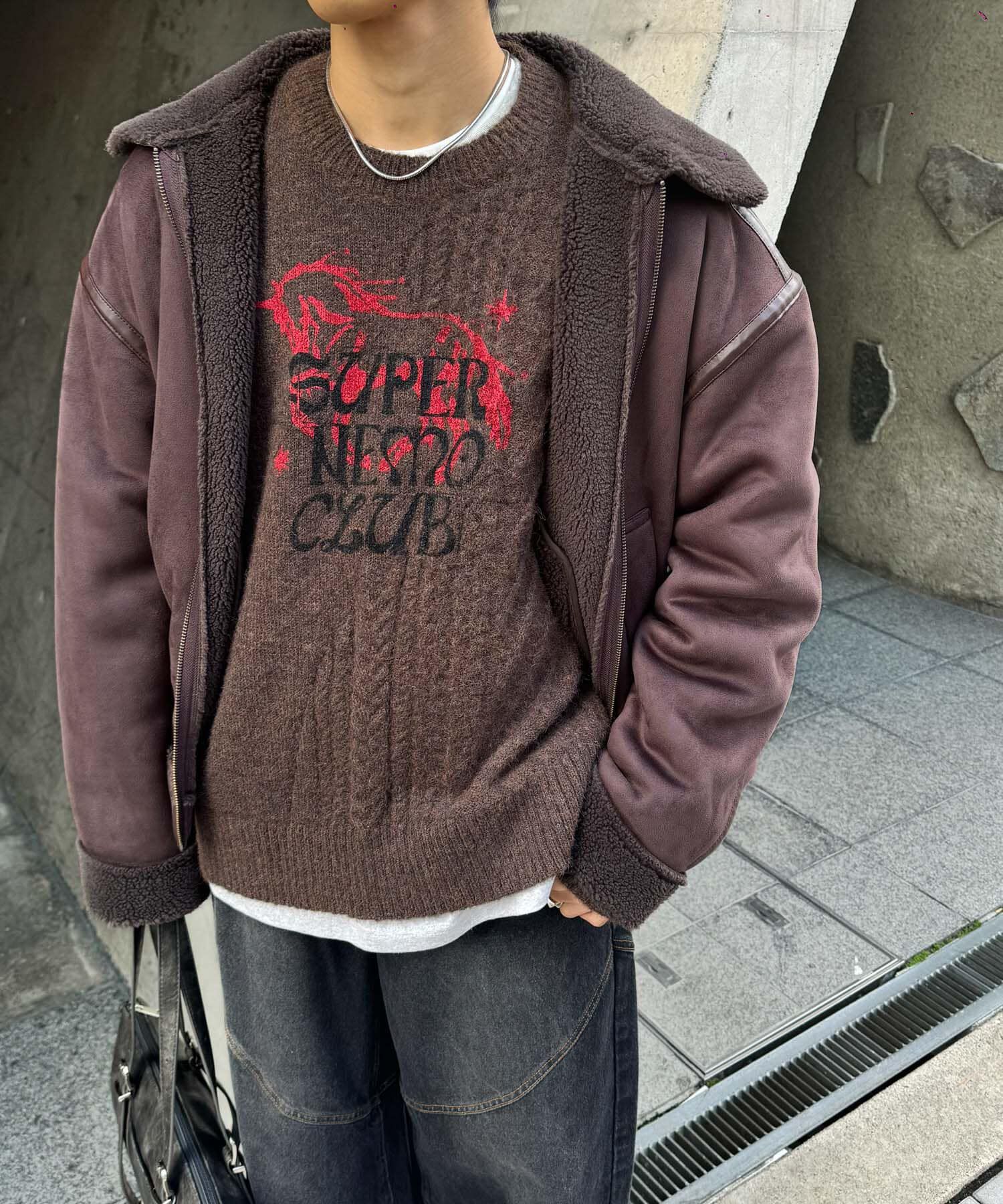 SENSE OF PLACE by URBAN RESEARCH「『別注』SHUHEI KOKI&times;SENSE OF PLACE　プリントニット」|ニット・セーター|