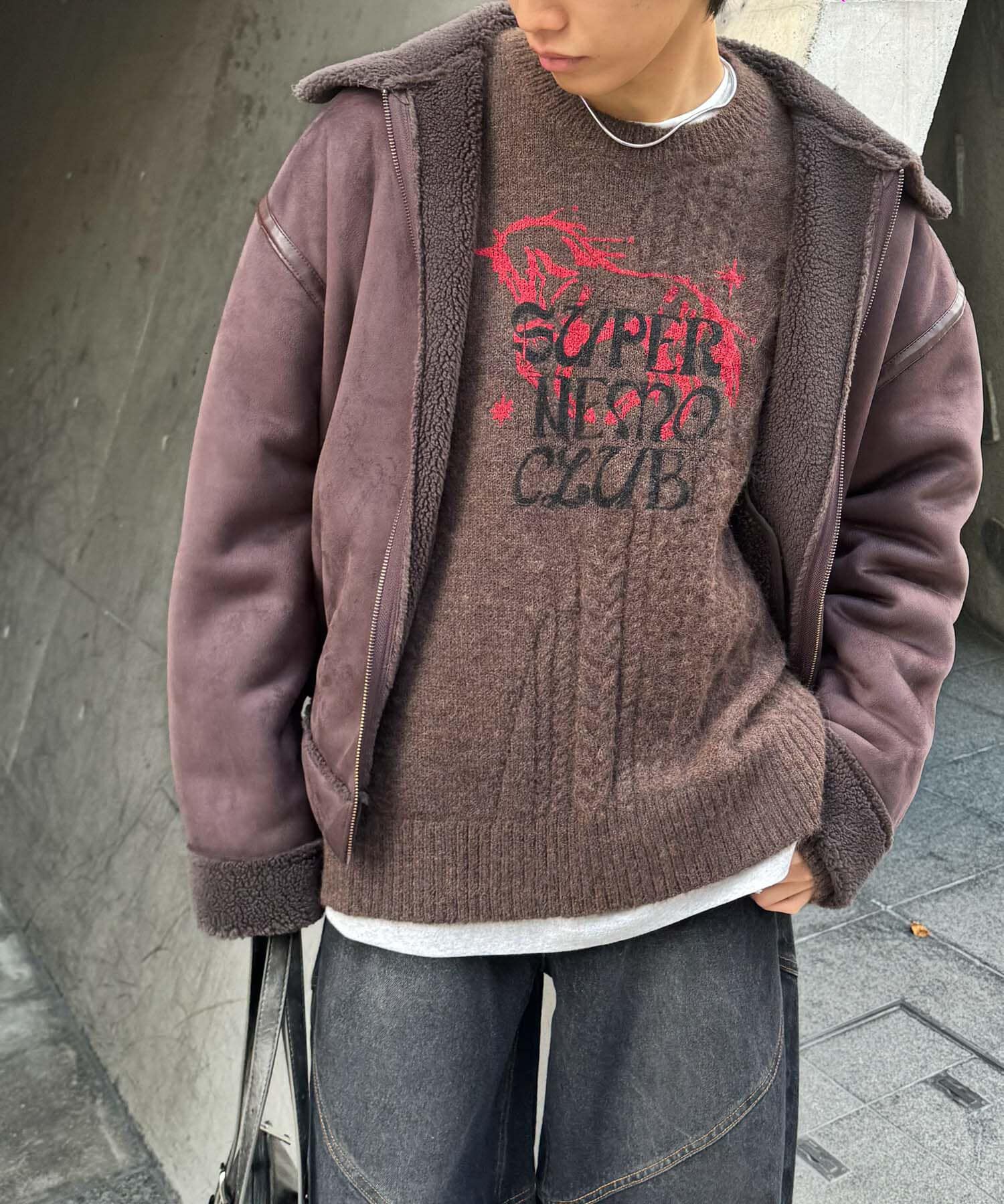 SENSE OF PLACE by URBAN RESEARCH「『別注』SHUHEI KOKI&times;SENSE OF PLACE　プリントニット」|ニット・セーター|