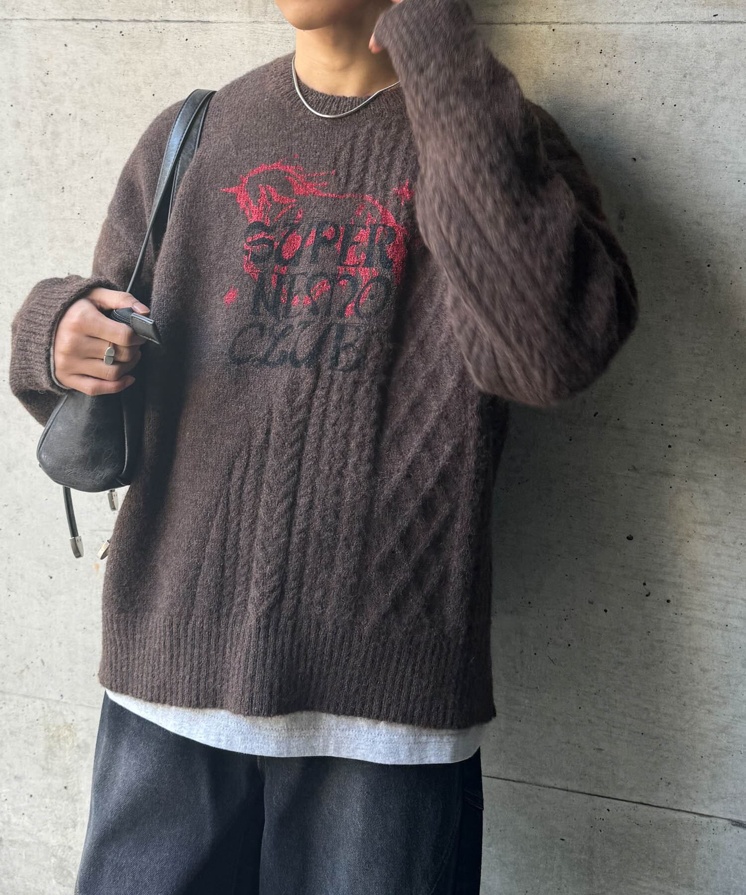 SENSE OF PLACE by URBAN RESEARCH「『別注』SHUHEI KOKI&times;SENSE OF PLACE　プリントニット」|ニット・セーター|