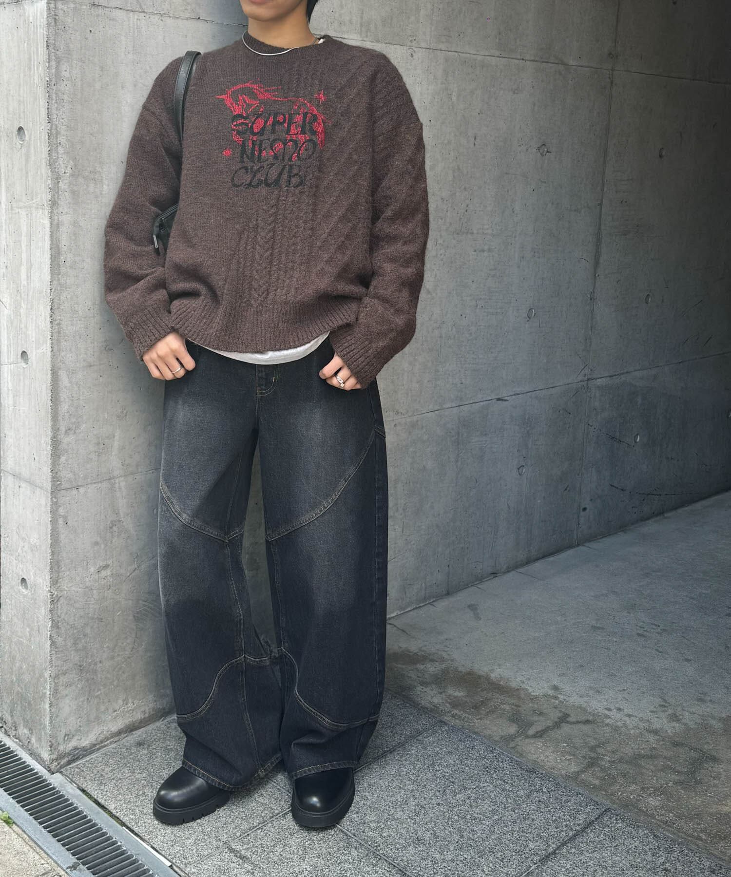 SENSE OF PLACE by URBAN RESEARCH「『別注』SHUHEI KOKI&times;SENSE OF PLACE　プリントニット」|ニット・セーター|