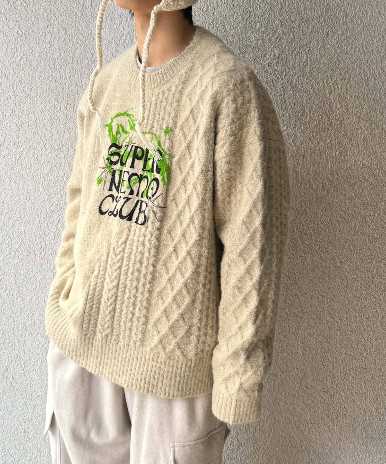 SENSE OF PLACE by URBAN RESEARCH「『別注』SHUHEI KOKI&times;SENSE OF PLACE　プリントニット」|ニット・セーター|