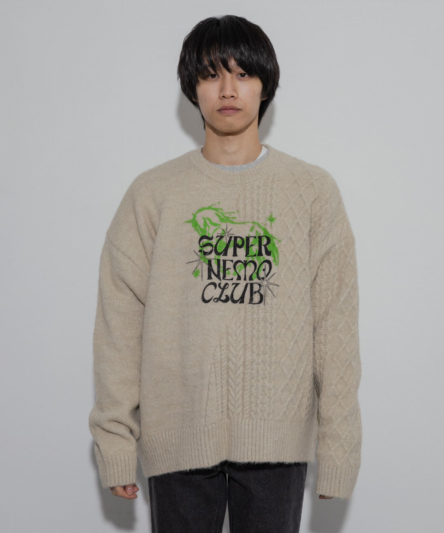 SENSE OF PLACE by URBAN RESEARCH「『別注』SHUHEI KOKI&times;SENSE OF PLACE　プリントニット」|ニット・セーター|