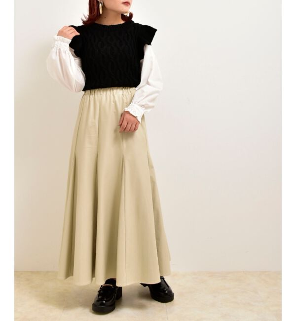 MAJESTICLEGON「2wayケーブルフリルニット」|ニット・セーター|