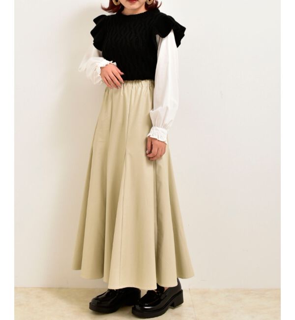 MAJESTICLEGON「2wayケーブルフリルニット」|ニット・セーター|