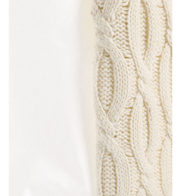 MAJESTICLEGON「2wayケーブルフリルニット」|ニット・セーター|