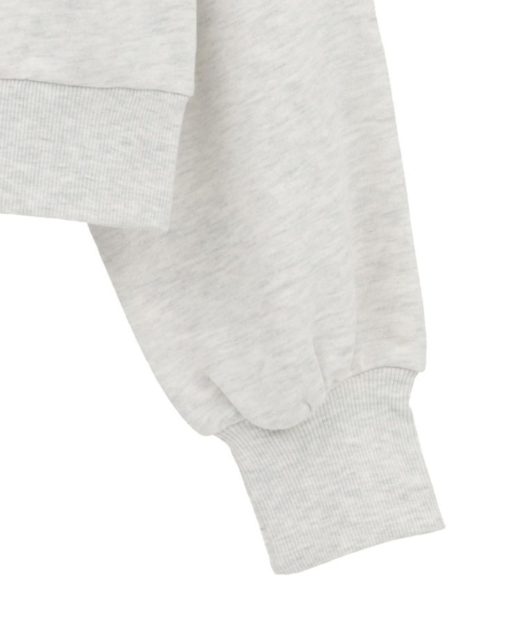 earth music&ecology「ショート丈ワンポイント刺繍オフショルスウェット」|スウェット・ジャージ|