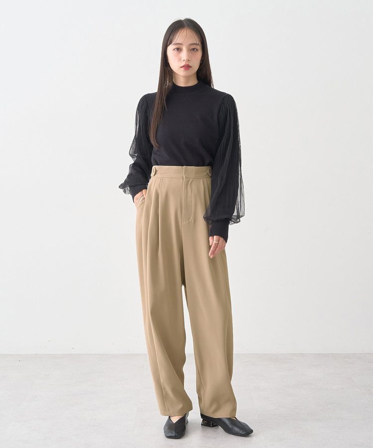 earth music&ecology「タックコクーンパンツ」|その他|