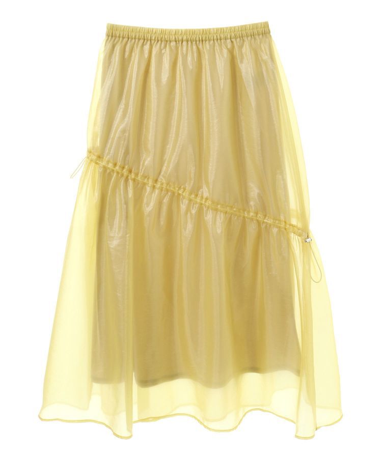 Green Parks「シアーシャイニードロストティアードスカート」|スカート|