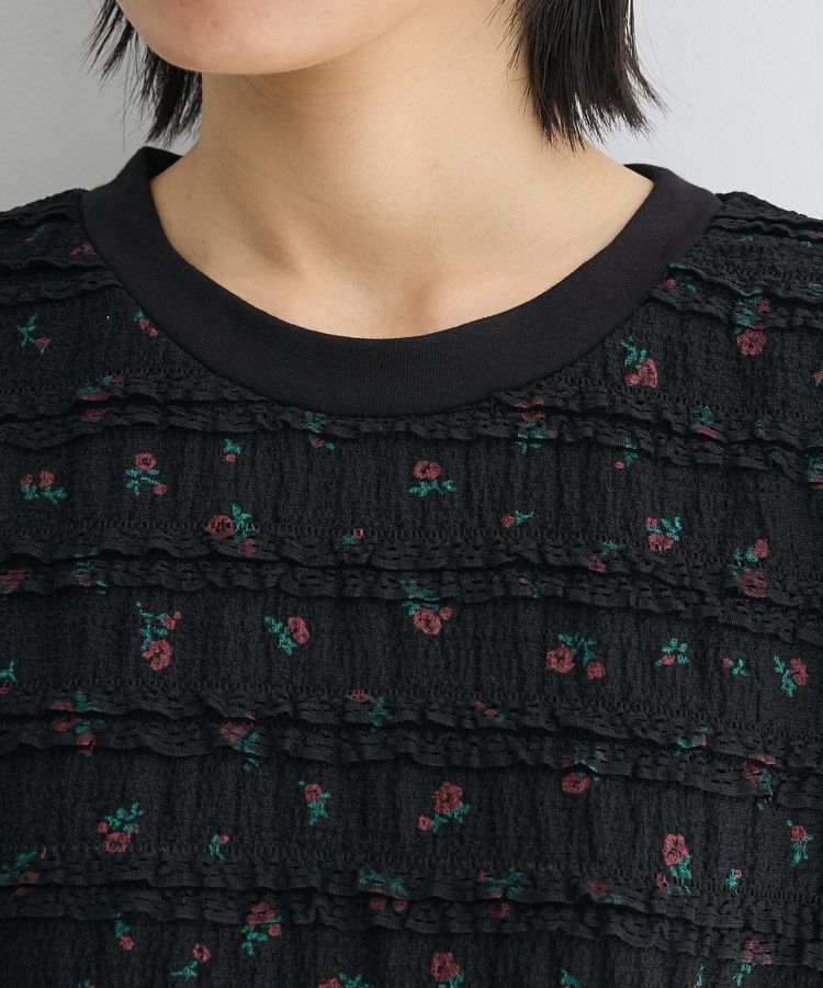 Green Parks「・SUGAR SPOON コバナレースフリルノースリーブ」|Tシャツ・カットソー|