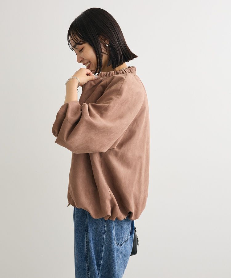 Green Parks「スウェードライクギャザーブルゾン」|ブルゾン・スタジャン|