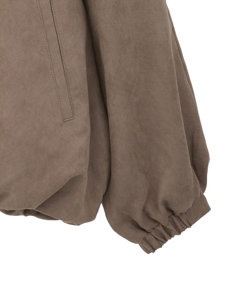 Green Parks「スウェードライクギャザーブルゾン」|ブルゾン・スタジャン|