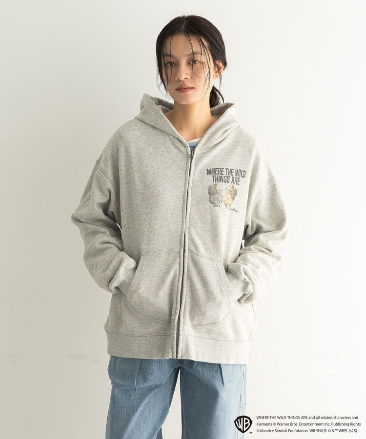 GARAGE OF GOOD CLOTHING「かいじゅう LOGO ZIP HOODIE」|スウェット・ジャージ|Light Gray