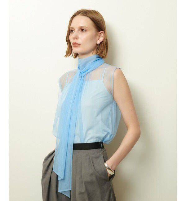 allureville「シアーチュールボウプルオーバー」|Tシャツ・カットソー|