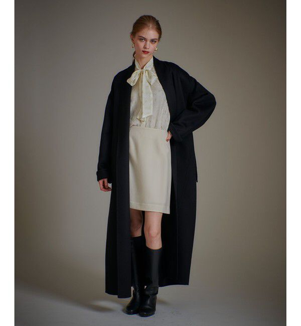 LOULOU WILLOUGHBY「【LOULOU WILLOUGHBY】MTRカシミヤロングコート」|ダッフルコート|