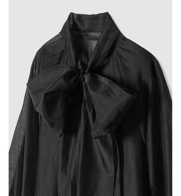 allureville「シルキーセルロースボウブラウス」|シャツ・ブラウス|