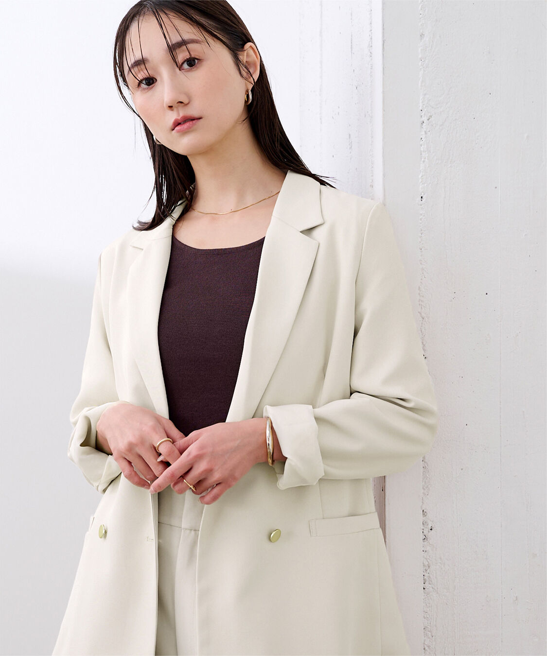 ur's「テーラードダブルブレストジャケット」|テーラードジャケット|