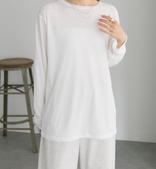  「【25AW新色登場！】コットンシアーカットソー」|プルオーバー|