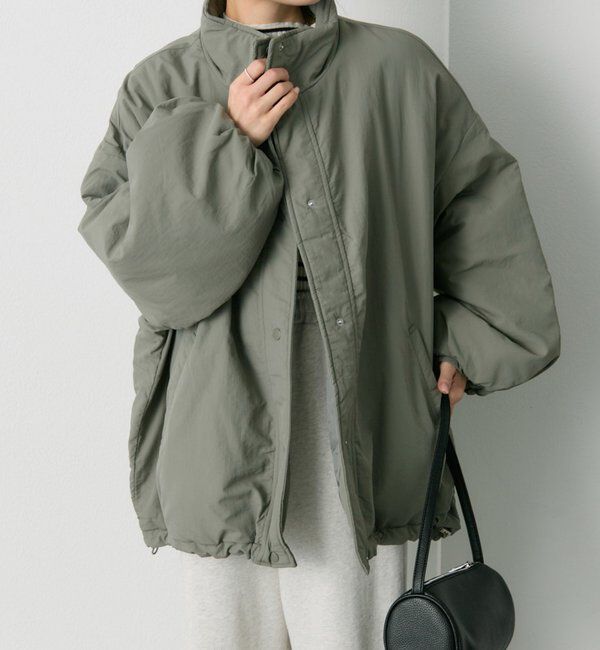  「【WEB限定】リバーシブルスタンドカラーパファージャケット」|テーラードジャケット|