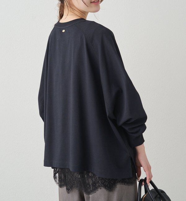  「プレーティング天竺オーバーサイズカットソー」|プルオーバー|