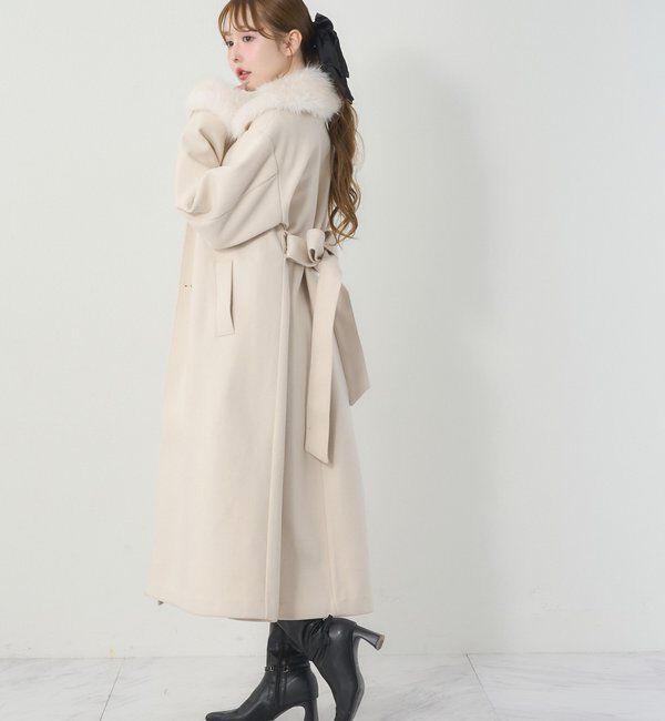  「ファー付マルチロングコート」|その他|