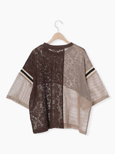 SM2「ナンバリングレースパッチワークTシャツ」|Tシャツ・カットソー|