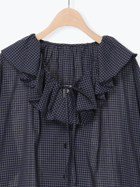 Samansa Mos2「フリルシアーブラウス」|シャツ・ブラウス|