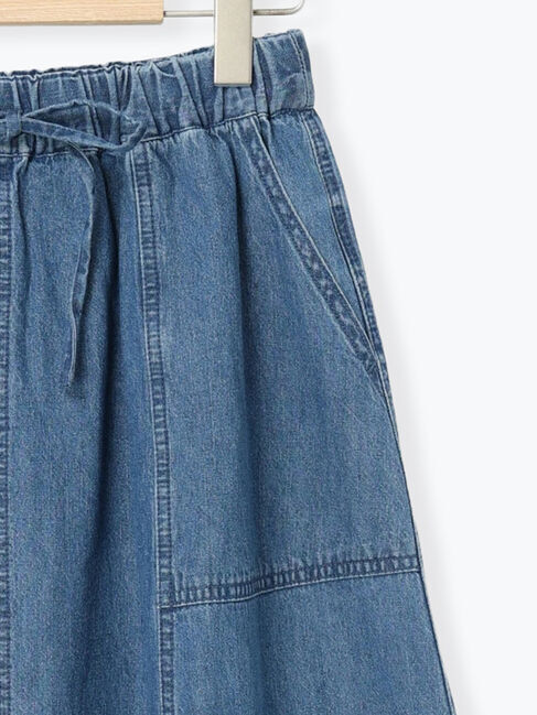 Samansa Mos2「デニムフレアスカート」|スカート|