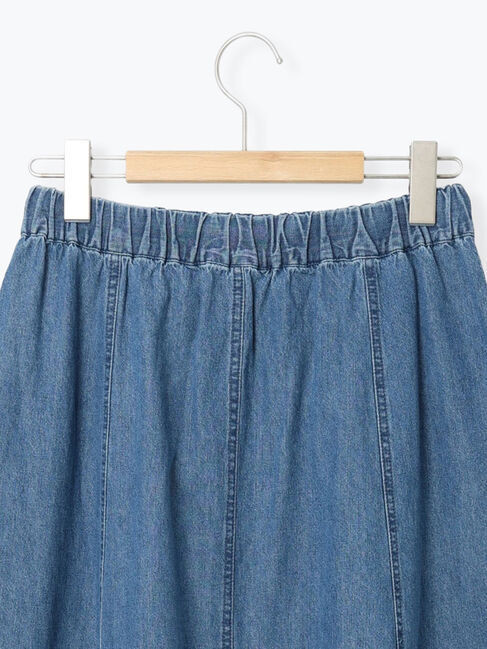 Samansa Mos2「デニムフレアスカート」|スカート|
