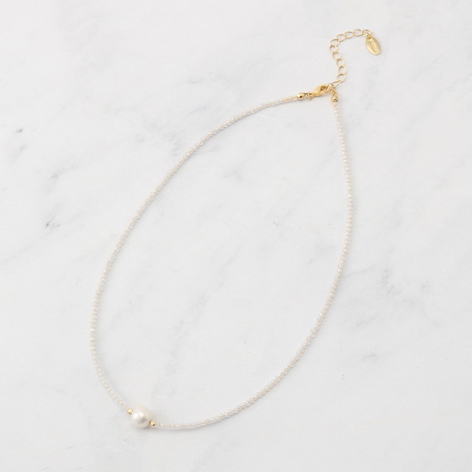 UNTITLED「シャイニービーズネックレス」|ネックレス|クリスタル/透明(0