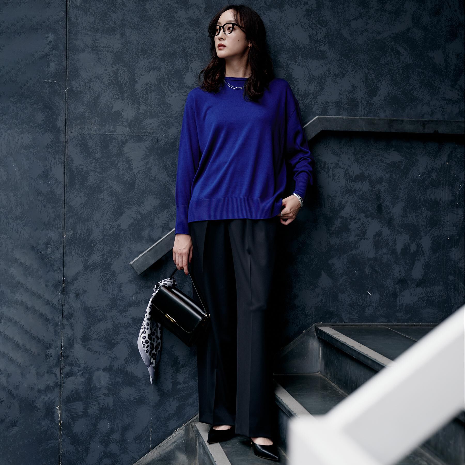 UNTITLED「【8色展開/体型カバー】魅せるタイムレスニット」|ニット・セーター|