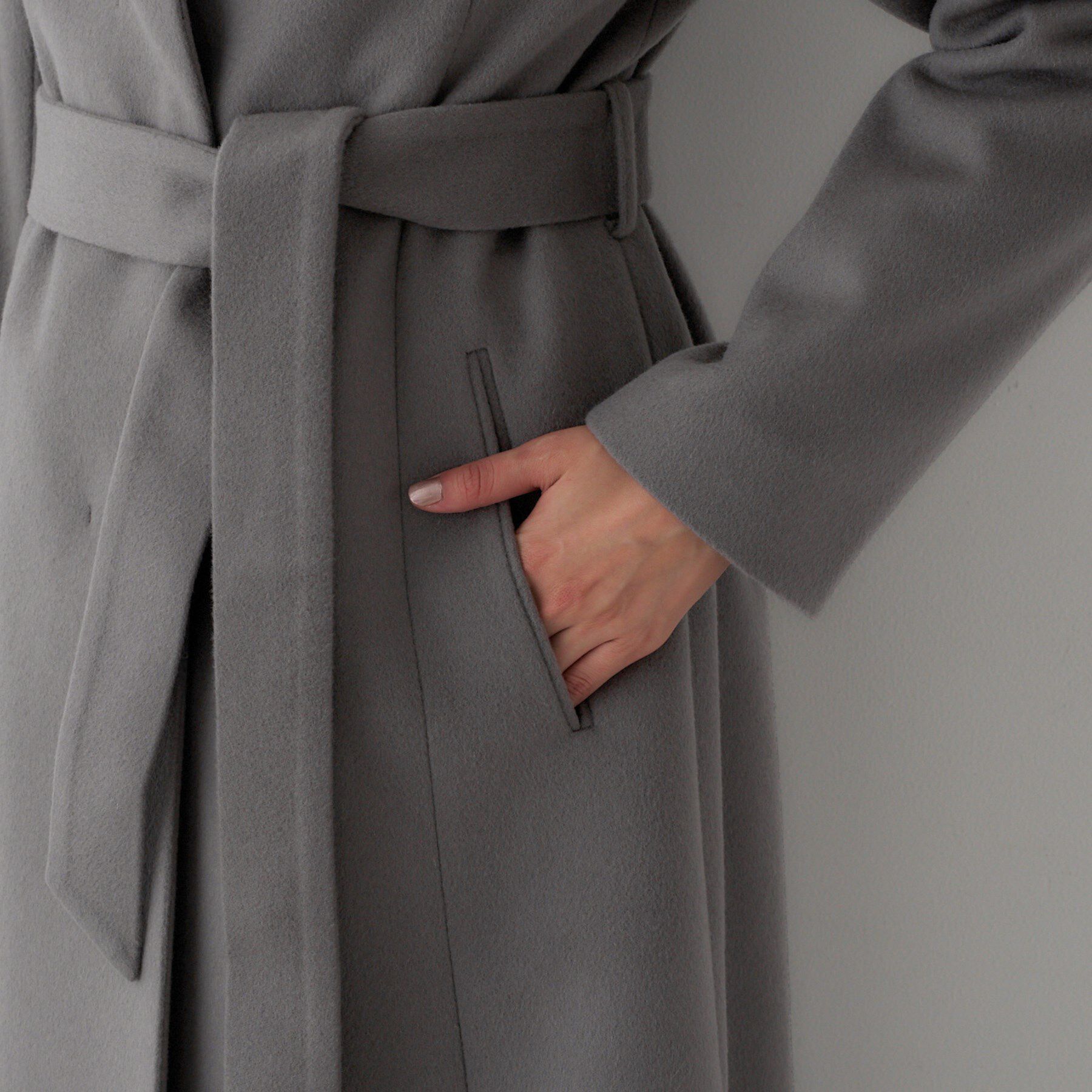 UNTITLED「【きれいめ/スタイリッシュ】2WAYスタンドカラーロングコート」|その他|