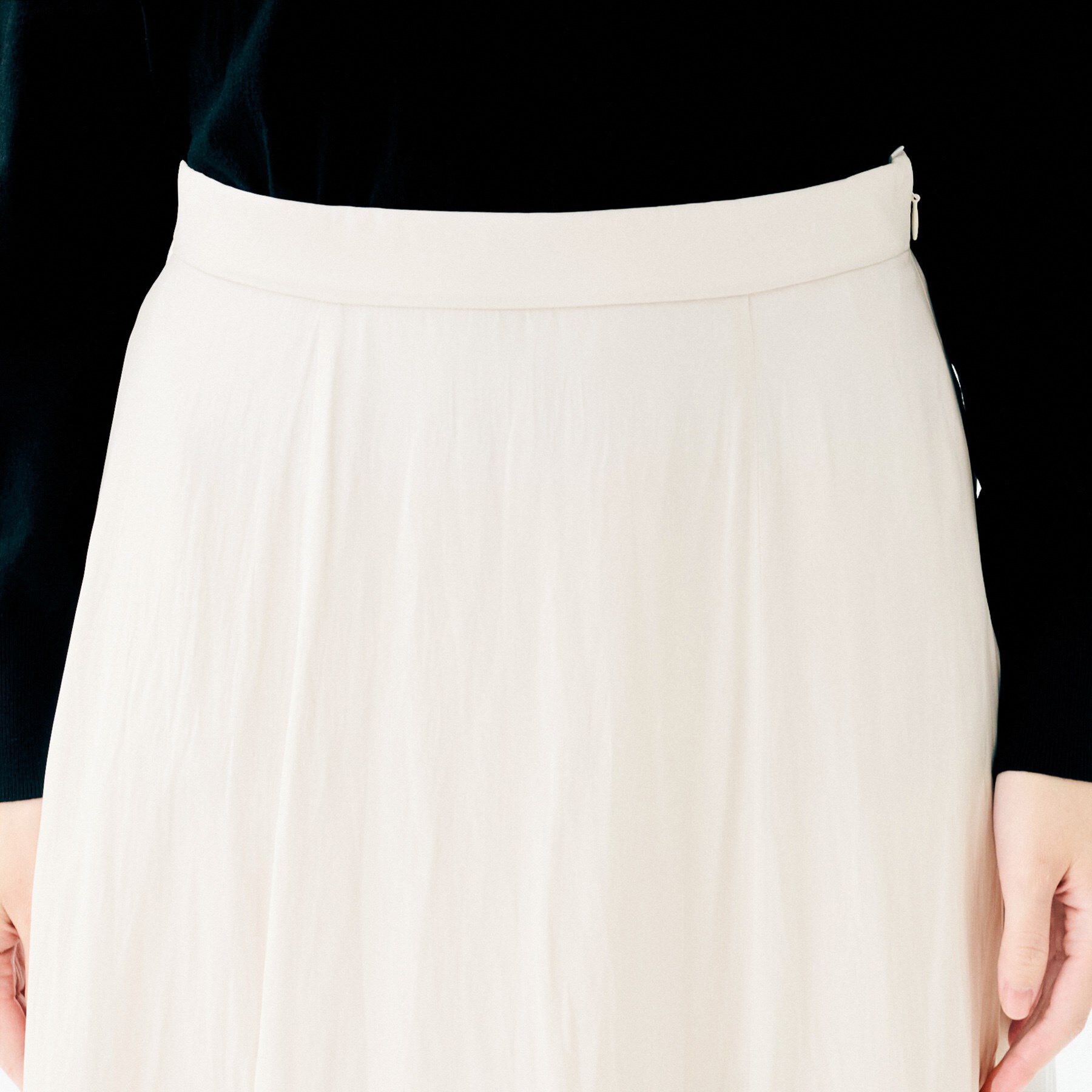 UNTITLED「【洗える/後ろウエストゴム】ロングスカート」|スカート|