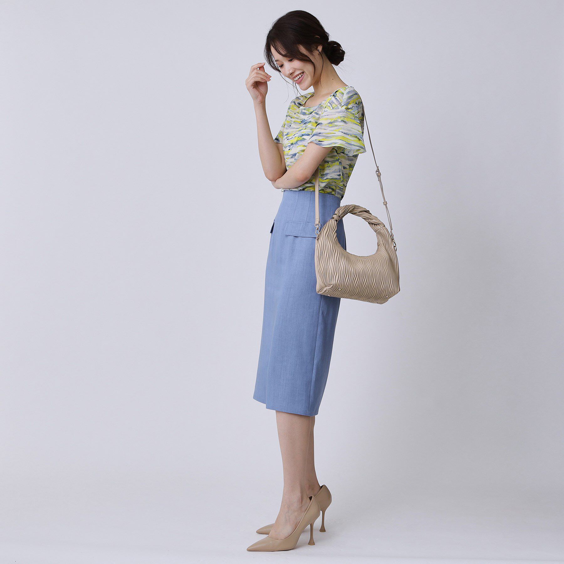 COUP DE CHANCE「ウェーブハウンドトート／2WAY使用／ショルダーつき」|トートバッグ|