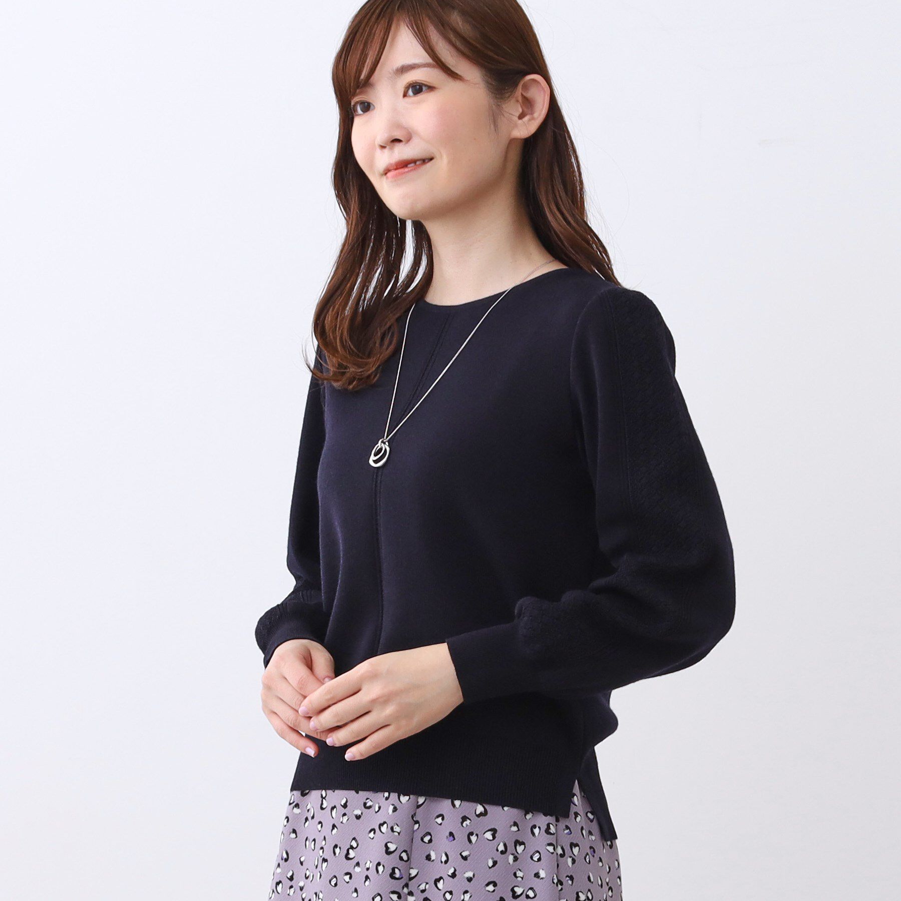 Reflect「【選べる8色／スカートにもパンツにも◎】ウール混ボートネックニット」|ニット・セーター|