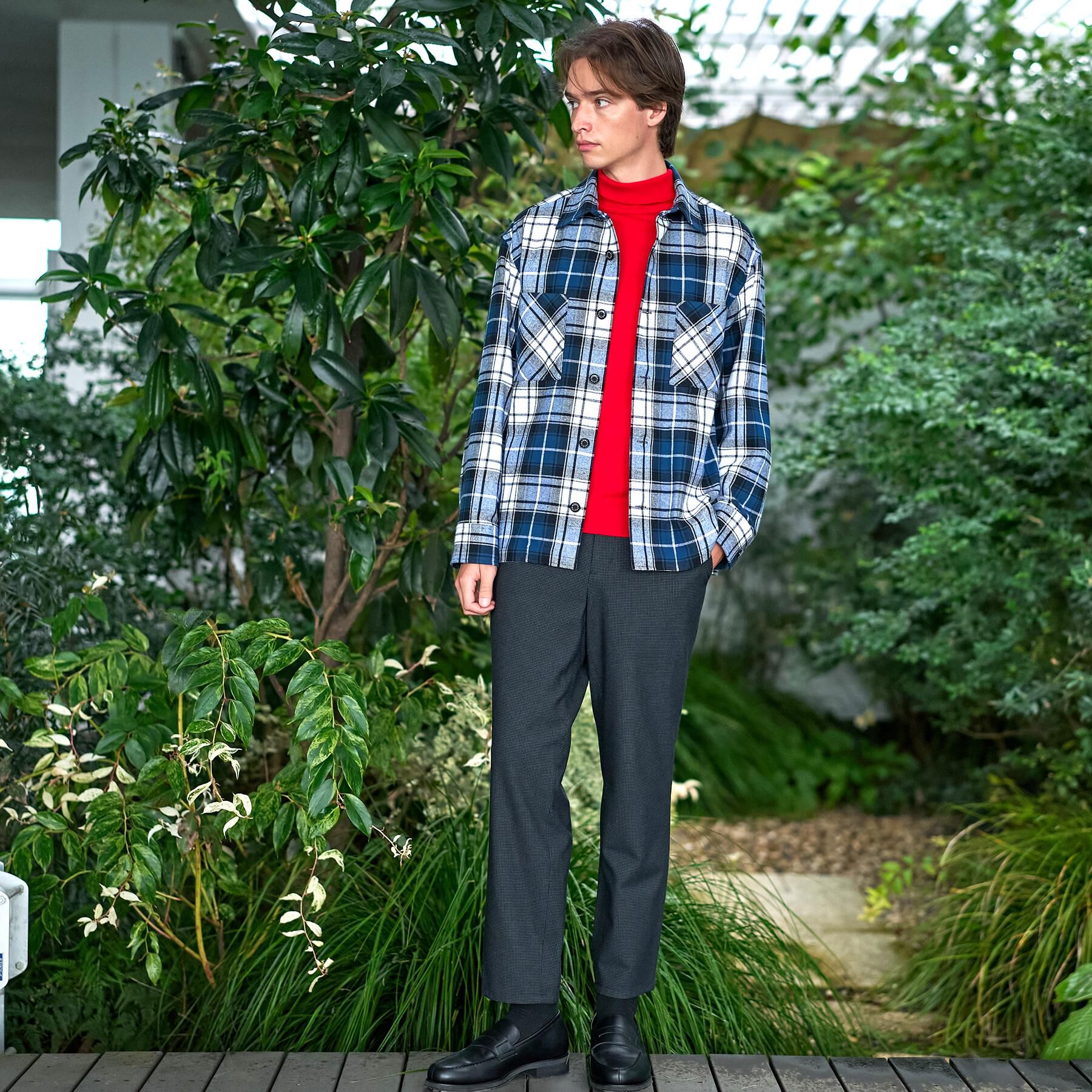 DRESSTERIOR「タータンチェック CPOシャツブルゾン」|シャツ・ブラウス|