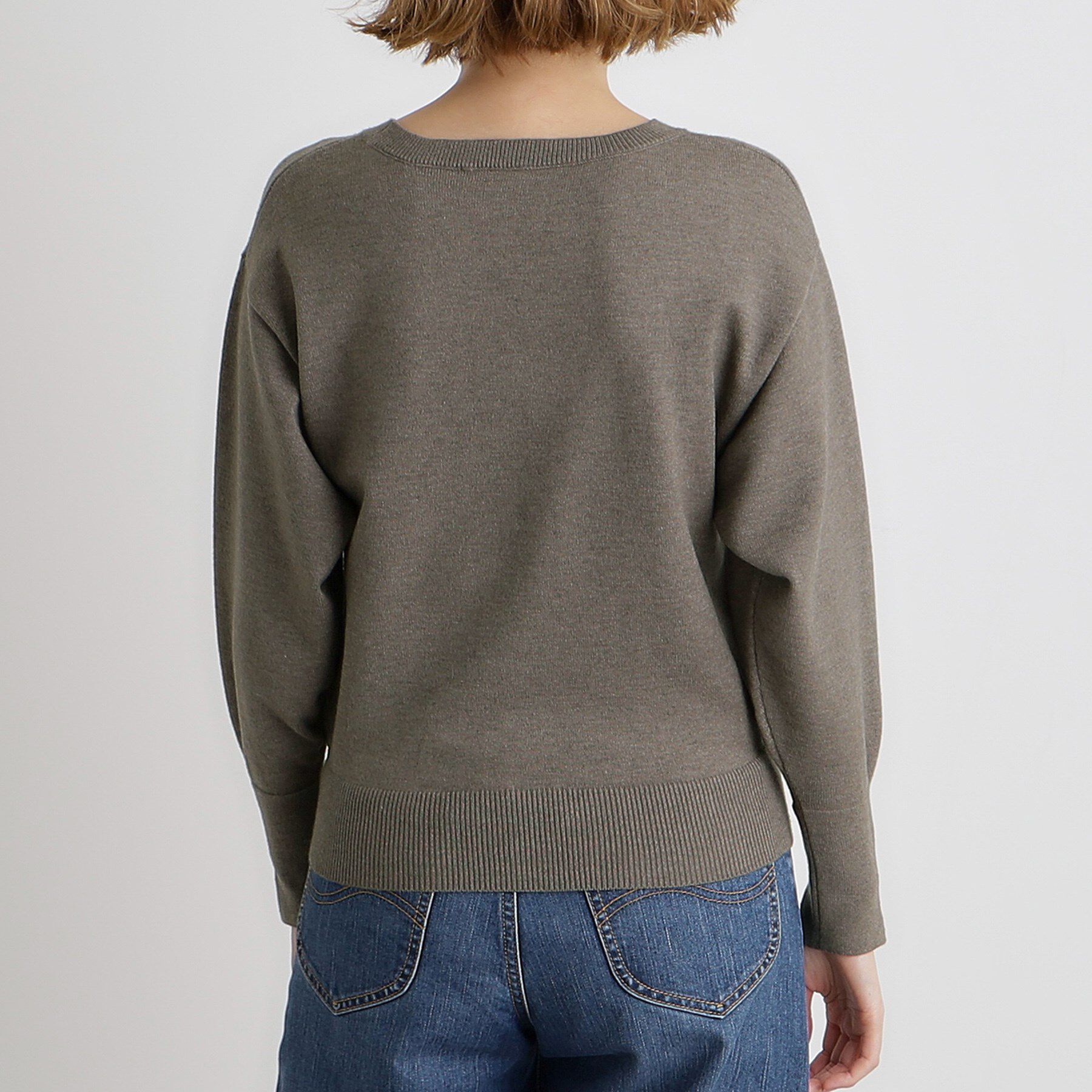 grove「タックスリーブニット」|ニット・セーター|