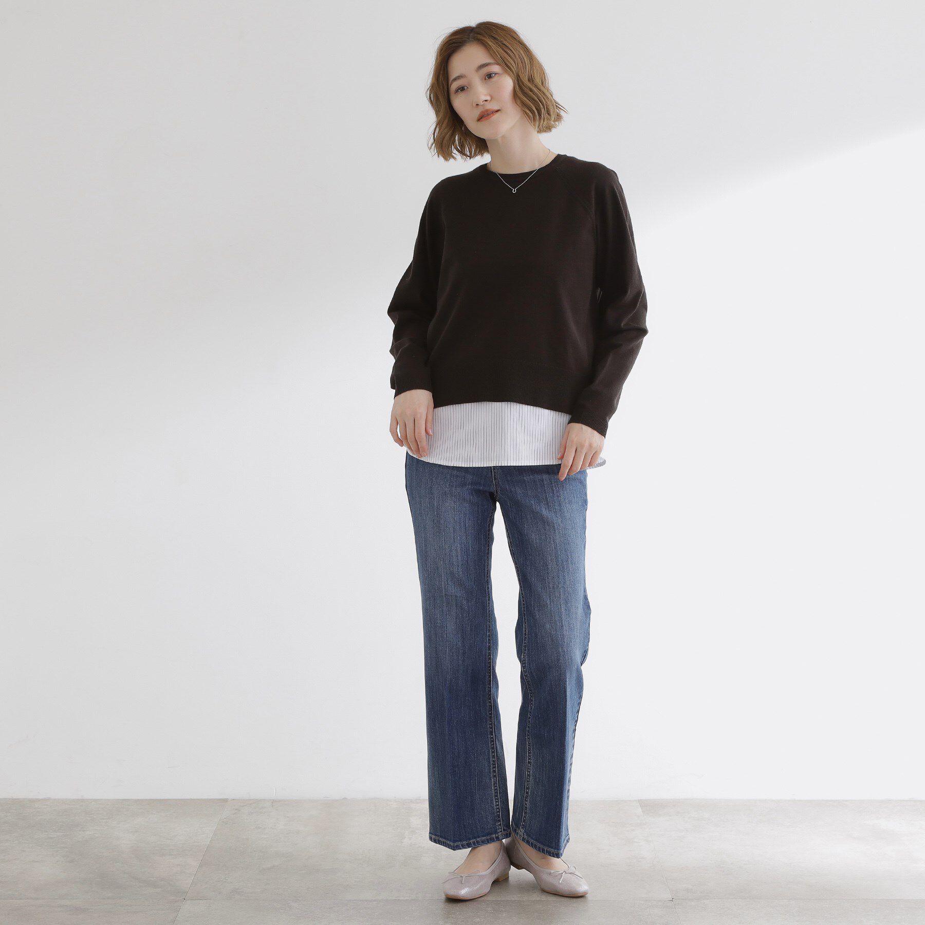 grove「裾切替レイヤードタンク」|キャミソール|