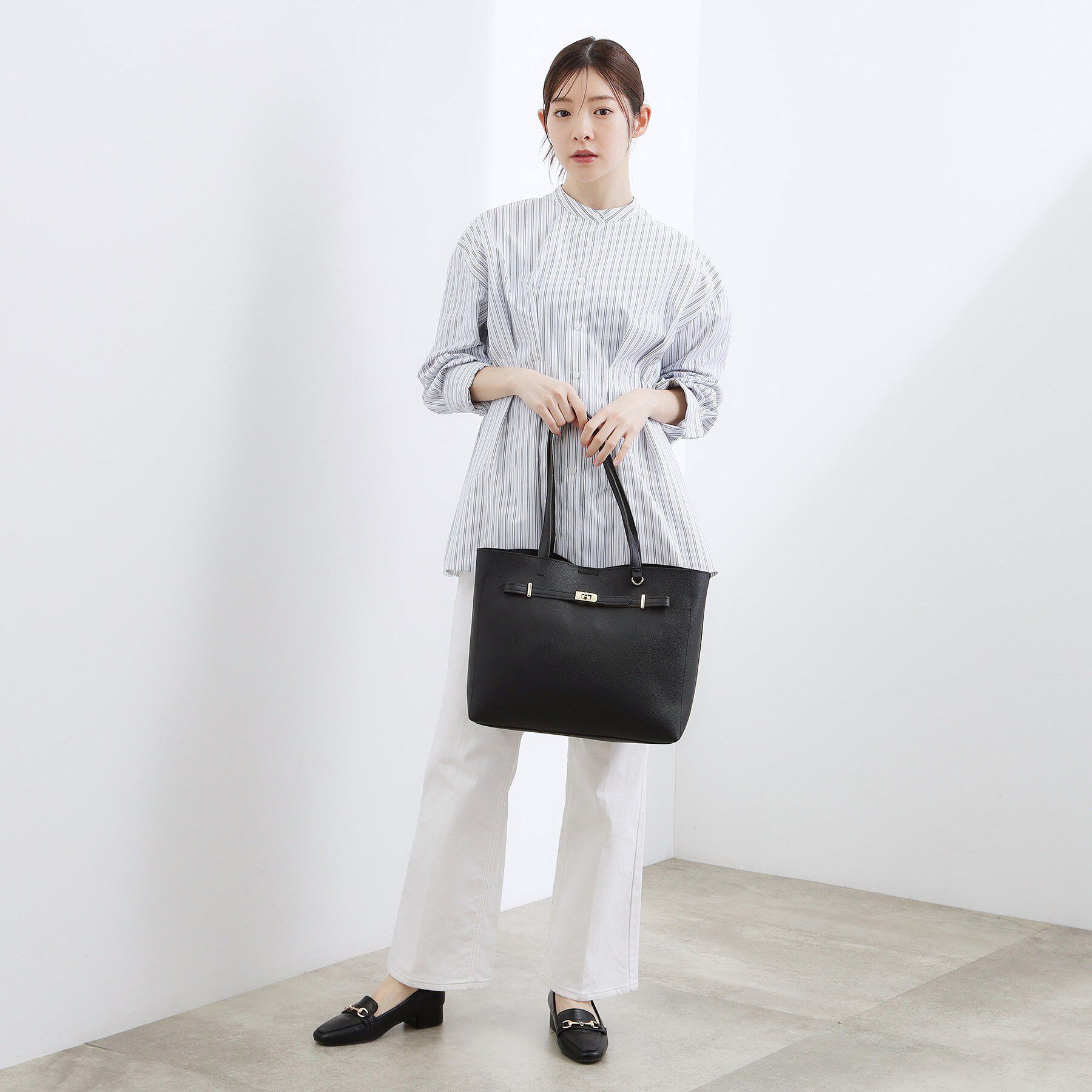 grove「【軽量・A4】ベルト3層トート」|トートバッグ|