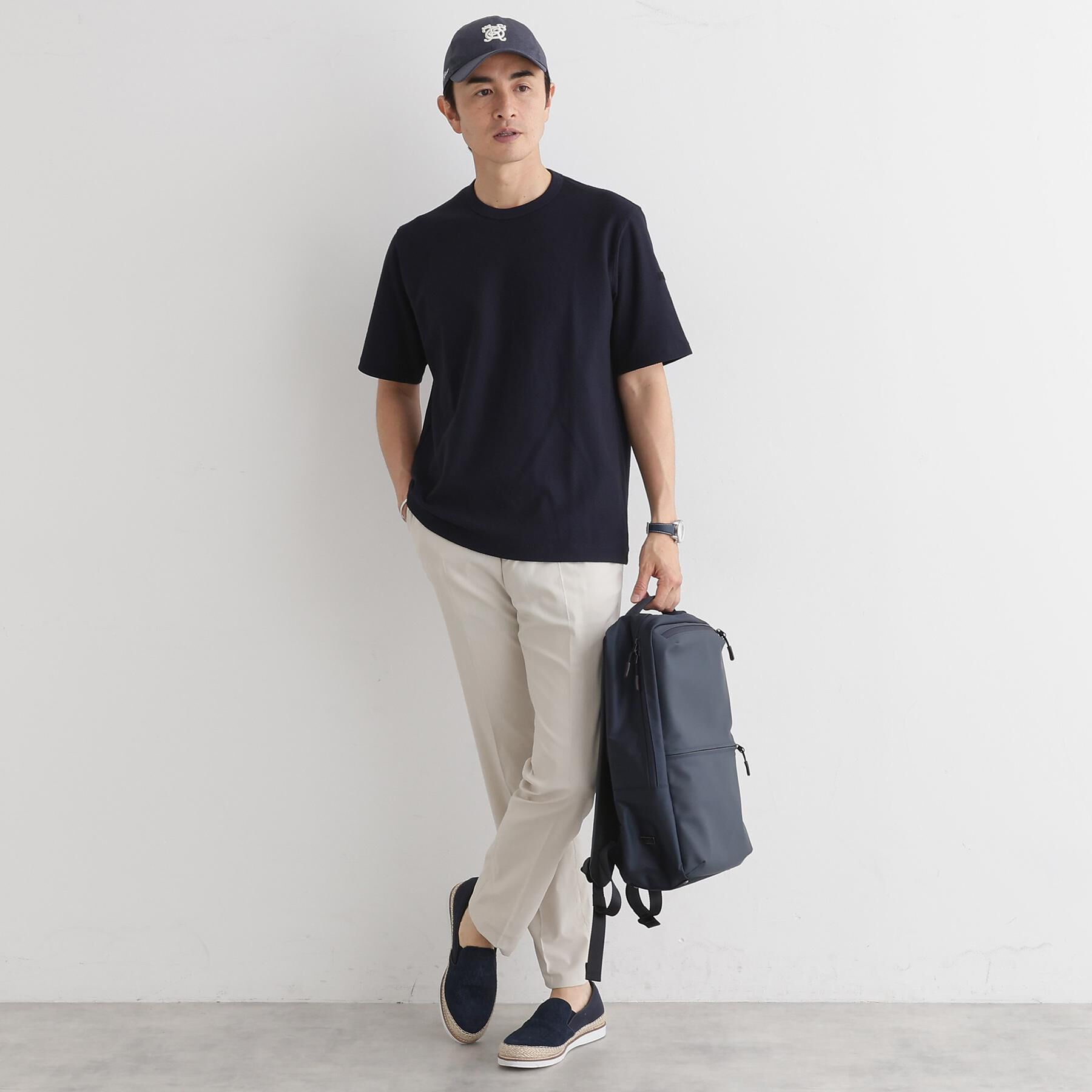 TAKEO KIKUCHI「【尾州ファブリック】 スライドパズル柄 ポンチ プルオーバー」|Tシャツ・カットソー|