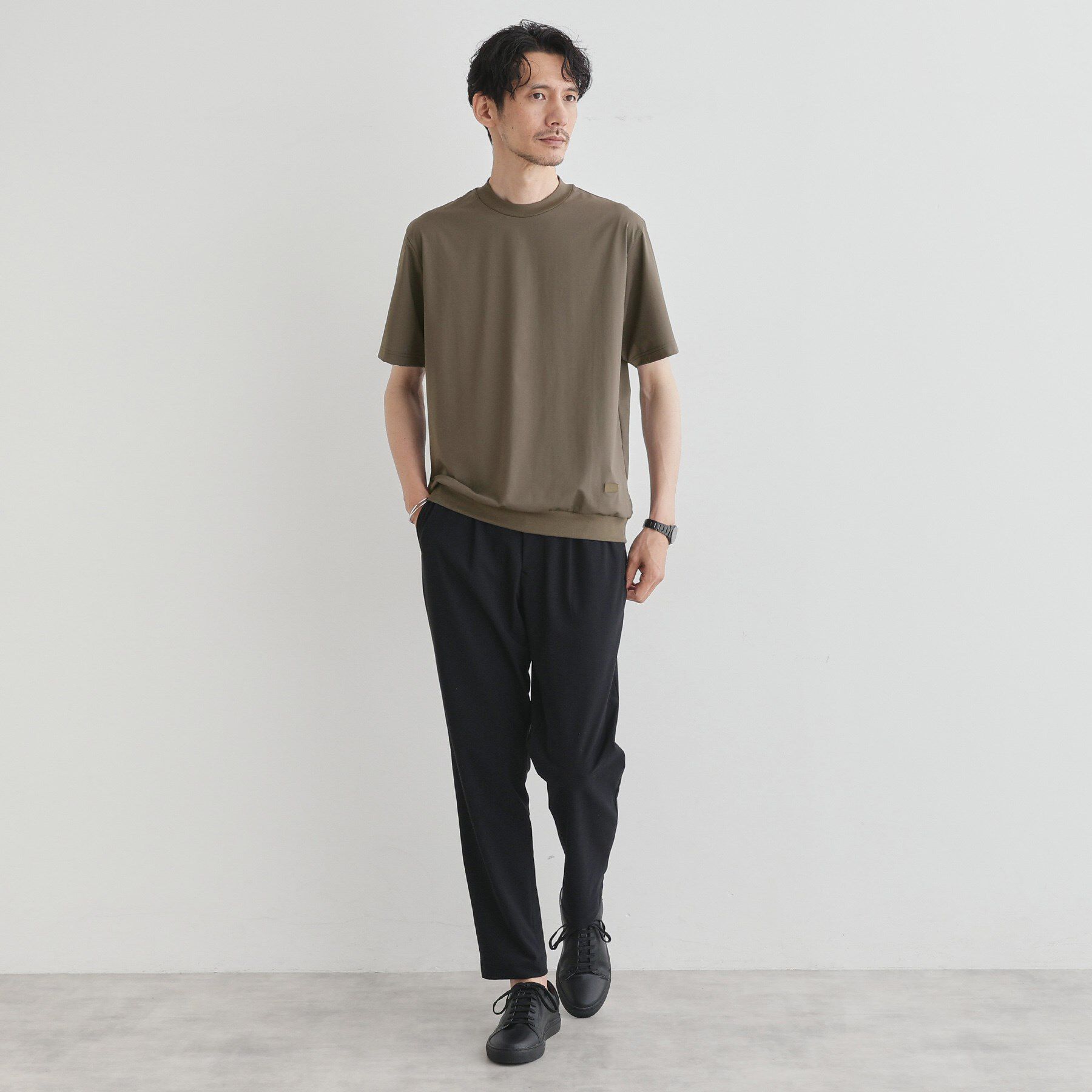 TAKEO KIKUCHI「【COOL CITY WEAR】テーラードTシャツ /接触冷感」|Tシャツ・カットソー|