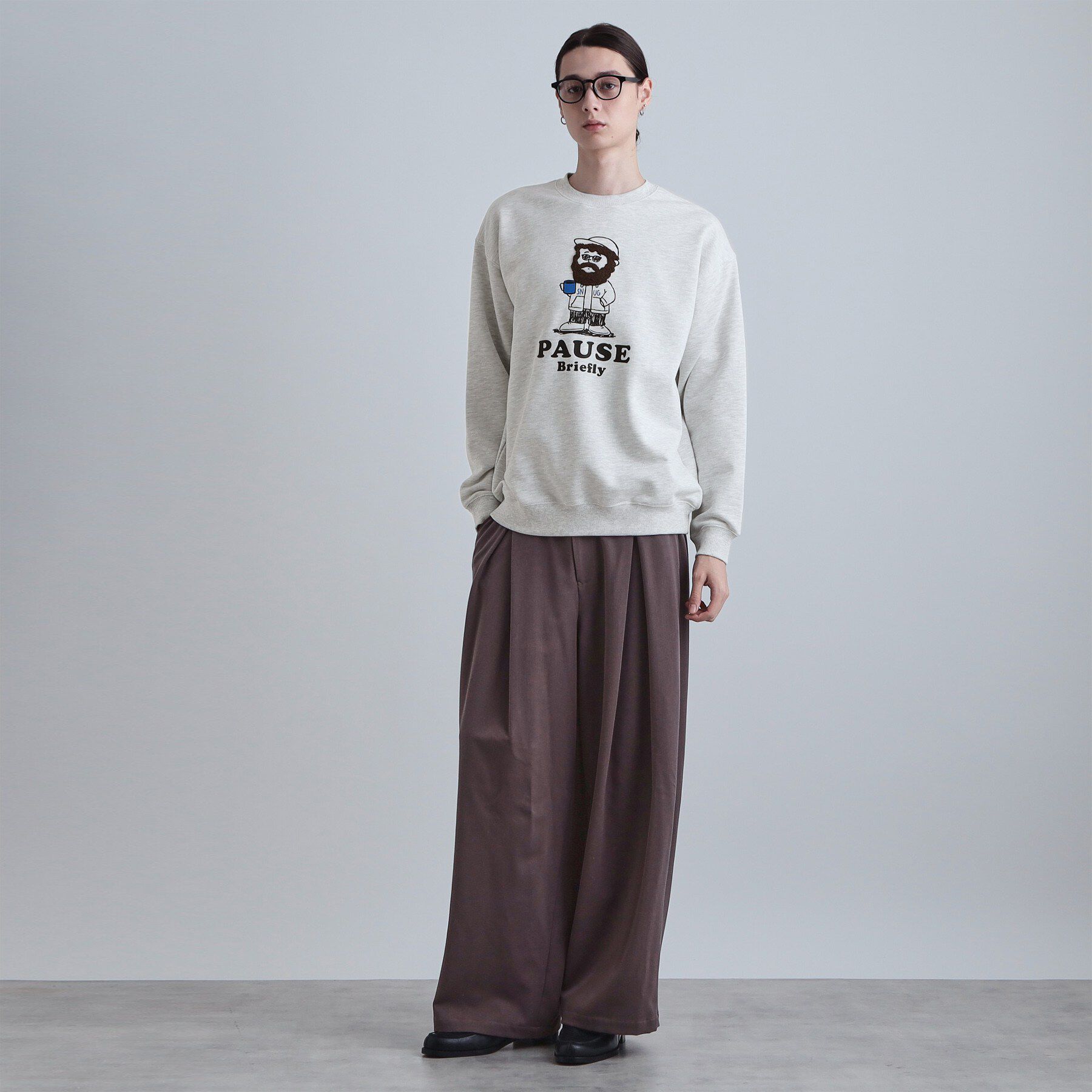 tk.TAKEO KIKUCHI「ヒゲサガラスウェット」|パーカー|