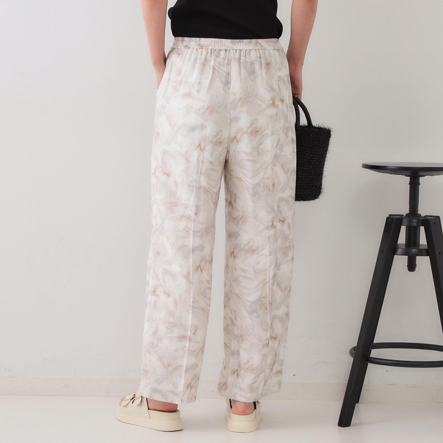 OPAQUE.CLIP「ぼかしアート柄イージーパンツ【洗濯機洗い可】」|その他|