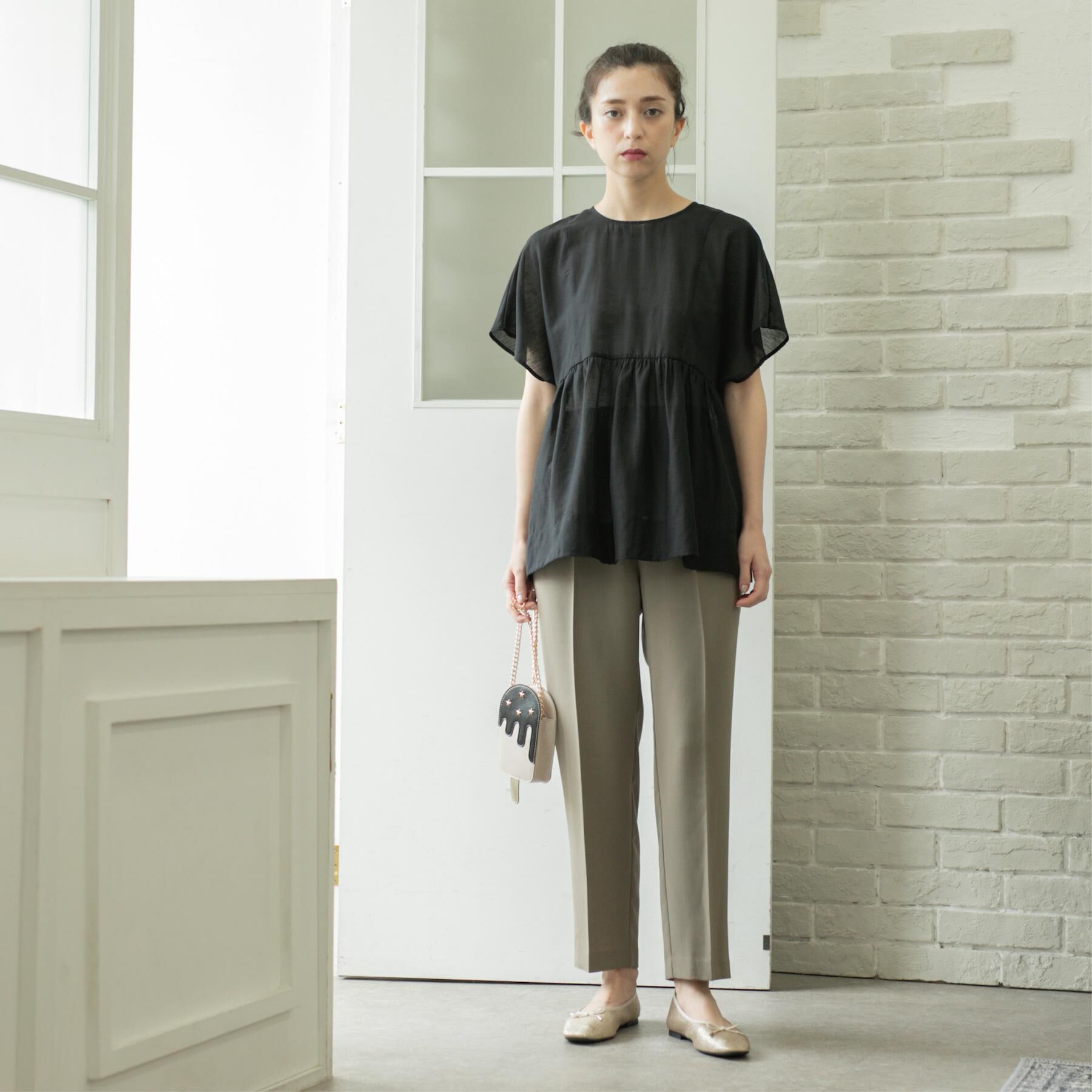 OPAQUE.CLIP「美脚イージーテーパードパンツ【防シワ/洗濯機洗い可/抗ピル/ストレッチ】《丈が選べる/SS-LLサイ」|その他|