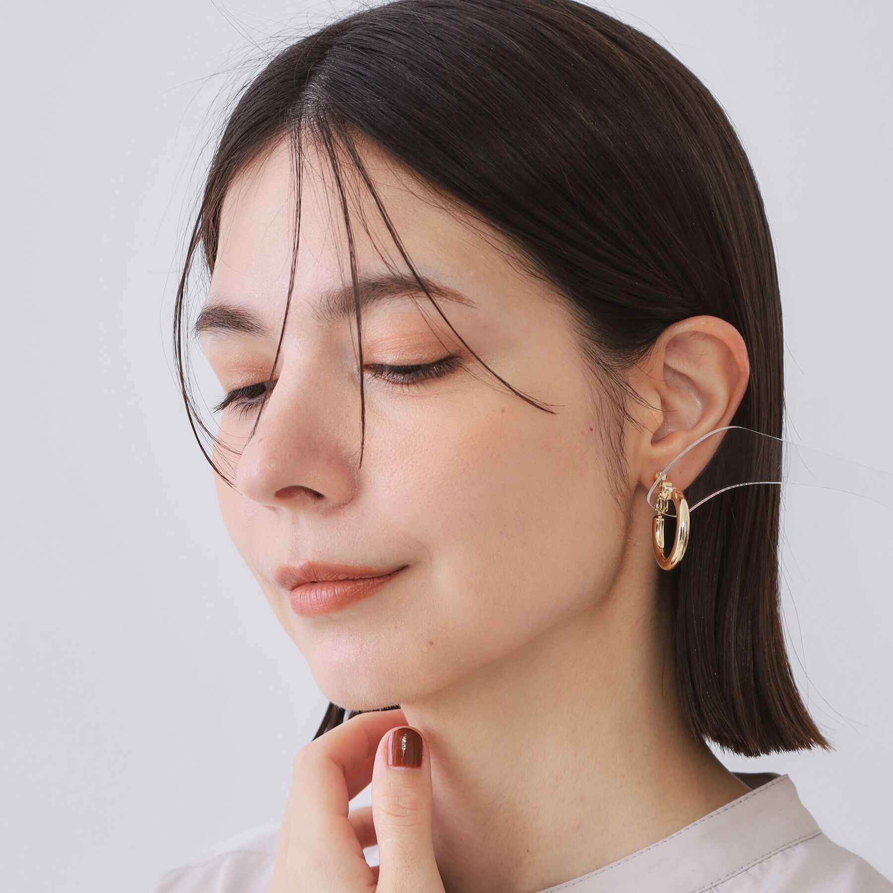 OPAQUE.CLIP「メタルリングイヤリング」|イヤリング|