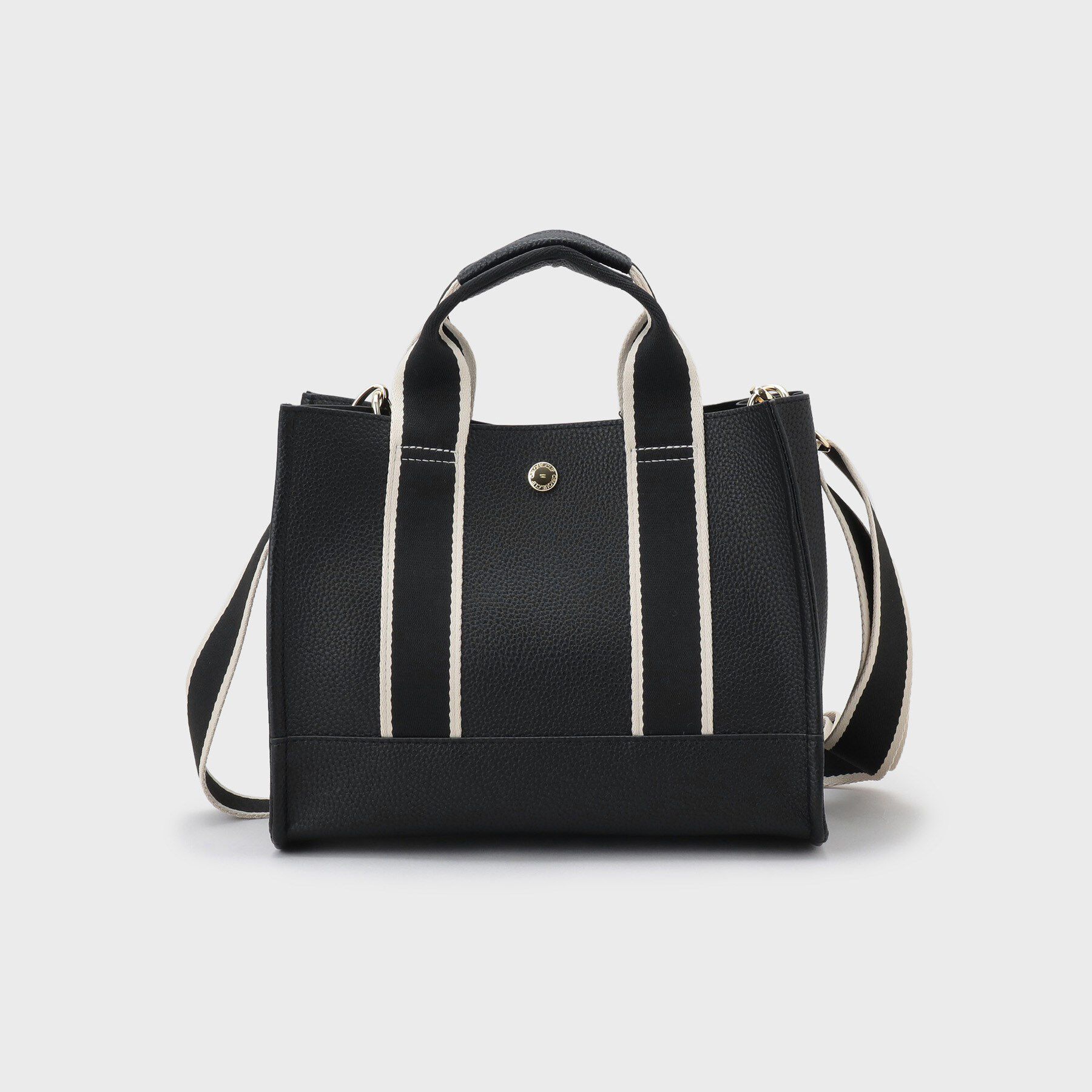 OPAQUE.CLIP「【軽量/2WAY】ラインテープスクエアミドルトートバッグ」|トートバッグ|