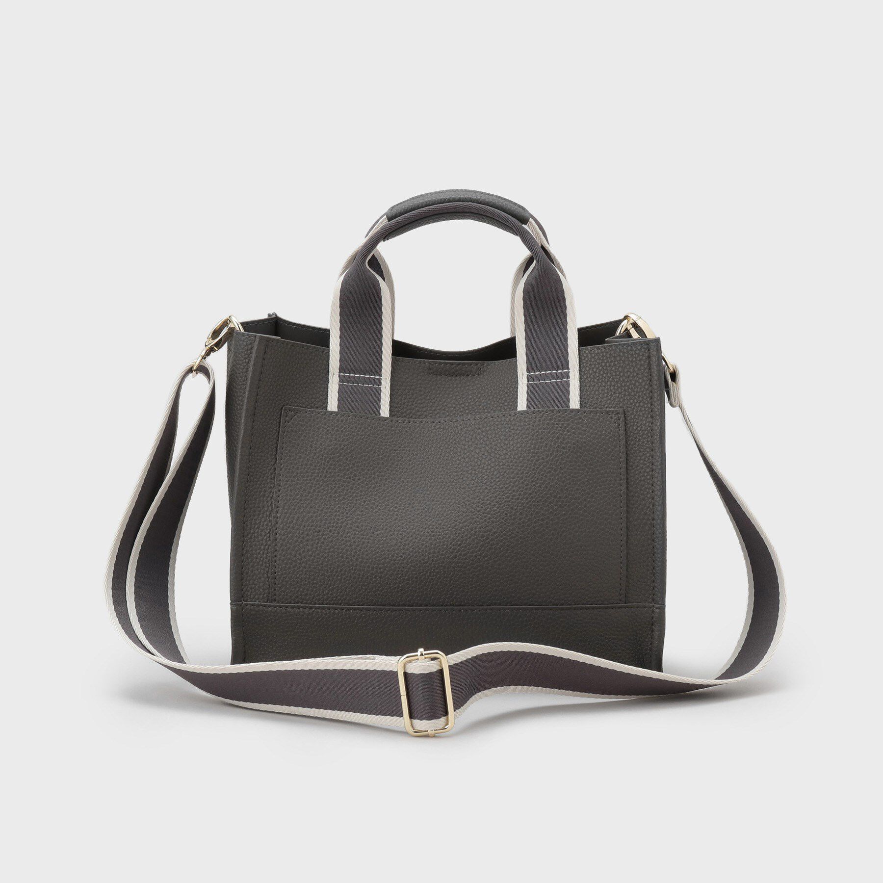 OPAQUE.CLIP「【軽量/2WAY】ラインテープスクエアミドルトートバッグ」|トートバッグ|