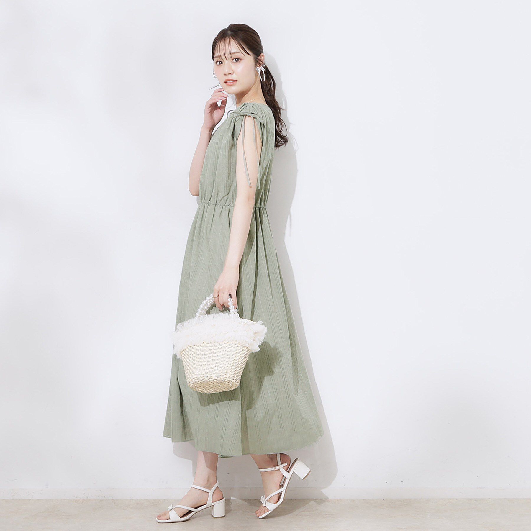 Couture broach「【大人可愛い】カラミチェック サマードレス」|ワンピース|